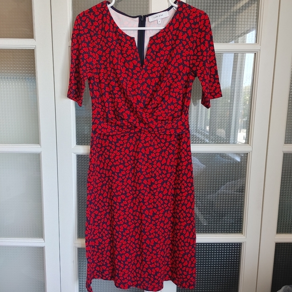 2/$35 NEW No Tags - Lark & Ro Short Sleeve Tulip Dress - Picture 4 of 8